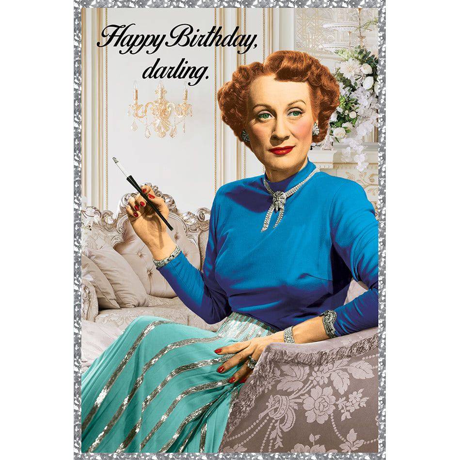 Pictura Birthday Darling funny birthday card with playful design, perfect for celebrating with a humorous touch.